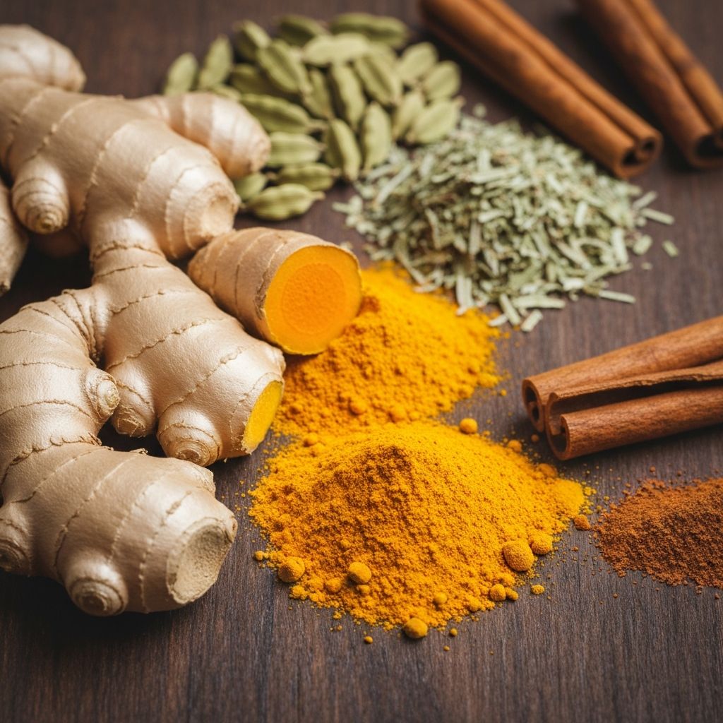 Spice botanical components